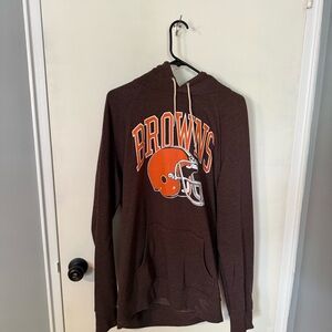 HOMAGE Brown Hoodie with Browns Helmet Logo